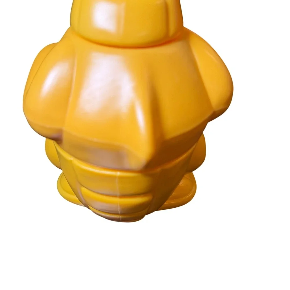 Vintage Tupperware TupperToys Yellow Dragon Dinosaur Shape Sorter Toy Learning